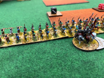 Les archers longs des Grandes Compagnies avec leur général.