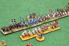 La confrontation semble en défaveur de Saladin...