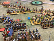 La mêlée entre les Français Féodaux et les Croisés du peuple est d'une rare violence.