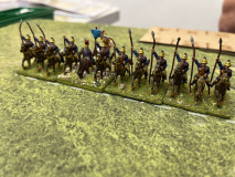 La cavalerie lourde Séleucide au déploiement.