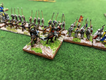 Le général en chef Siciliens exhorte ses fantassins à tenir la ligne.