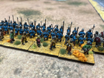 Les lanciers Byzantins font avoir fort à faire face au Royaume de Sicile.