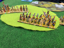 Les Gallois Féodaux et leurs redoutables arc longs font des ravages dans les rangs Anglais.