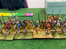 Les chevaliers des Royaumes de Sicile ont hâte d'arriver au contact des Francs Carolingiens.