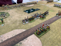 Les Byzantins tentent une percée de la ligne Galloise.