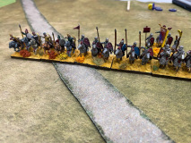 La cavalerie Byzantine Nicéphorienne fait face au Royaume de Sicile.