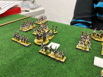 L'armée Française de Nicolas se déploie pour une partie d'initiation.