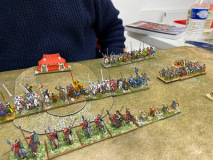 L'armée Teutonique au déploiement.