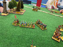 Des troupes Ottomanes tentent de stopper l'avance Chinoise vers leur camp.