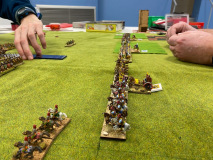 L'armée Perse déployée.