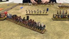 Les Samouraïs toisent fièrent l'armée Arménienne. 