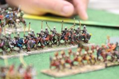 Cataphractes Sassanides chargeant la cavalerie Carthaginoise.
