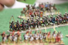 Gros plan sur les cataphractes Sassanides.