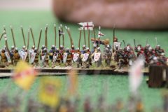 Infanterie des Croisés Tardifs face à l'ennemi Allemand Médiéval.