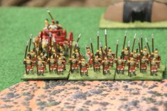 Fantassins moyens avec général des Royaumes combattants.