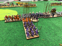 Une colonne d'infanterie Séleucide au déploiement.