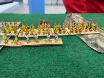 Des italiens servant dans les rangs des Romains République au déploiement.