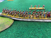 Des hoplites Grecs Classiques se déploient face aux Parthes