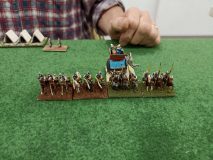 Le général Timouride sur son éléphant motive ses troupes !