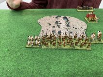 Des unités d'infanterie Chinoise des Royaumes Combattants sortant d'une broussaille.