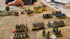 Les Prussiens affrontent les Français République.