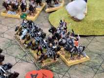 Duel de cavalerie en gros plan !