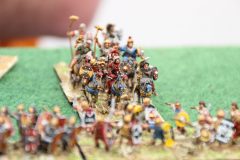 La cavalerie moyenne Ibérique en réserve derrière l'infanterie moyenne.