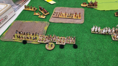 L’infanterie et les arbalétriers Teutoniques semblent en difficulté dans ce champ.