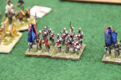 Les troupes anglaises avant la bataille.