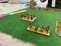 Ces éclaireurs Indiens restent en arrière pour occuper la cavalerie Thrace.