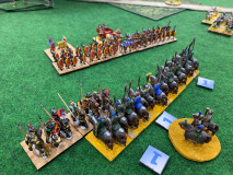 Les cataphractes Parthes chargent les légionnaires Romains Moyen Empire.