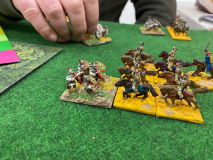 Ces auxiliaires Romains Moyen Empire tentent de contenir une charge d'éclaireurs Parthes.