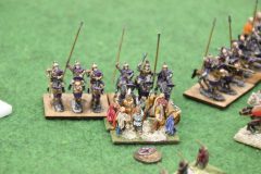 Une unité d'infanterie lourde Galate sur le point de succomber.
