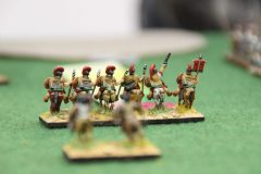 Le général romain tente de renverser la bataille.