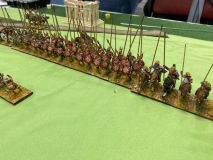 Magnifiques Séleucides en 28mm peints par Lionel.
