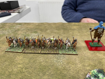 La cavalerie lourde Arthuréenne va apporter un peu de mobilité aux Vikings.