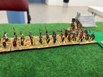 Les espagnols de Sertorius se déploient devant leur camp.