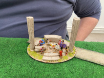 Le superbe camp Séleucide.