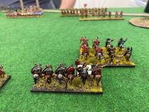 Les cavaliers auxiliaires des Romains Haut Empire vont tenter de détourner les cataphractes Séleucides.