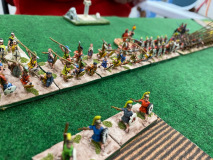 Les Thraces servant dans l'armée d'Alexandre protègent le camp macédonien.