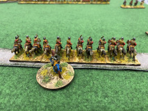 La cavalerie lourde arc jauge l'adversaire Lysimaque avant de s'élancer au galop.