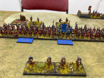 La légion des Romains Haut Empire au déploiement. Au centre, les Prétoriens !
