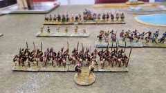Les hoplites Spartiates font face au Royaume du Bosphore.