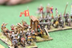 L'armée Hussite avance vers les Croisés Tardifs.