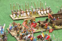 Les chariots Hussites forment un mur impénétrable pour les Croisés Tardifs.