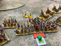 Ce général Spartiate semble en mauvaise posture mais il n'en est rien ! Il terminera la bataille vivant et victorieux !
