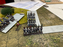 Des troupes Française servant dans les rangs Danois.