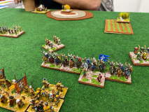 La ligne Byzantine s'apprête à encaisser la charge des Normands.