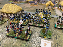L'armée Prussienne progresse sur le champ de bataille.