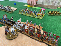 Baudouin 1er motive ses chevaliers à repousser les Bédouins.